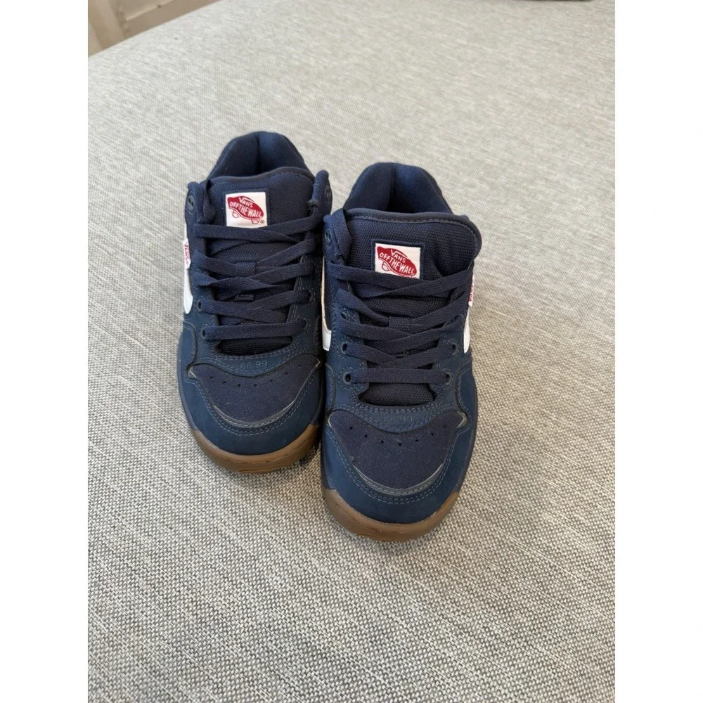 Vans Skate Rowley XLT 25th Ann Navy Gum Skate Shoes Men's Trendy Y2K  Popular